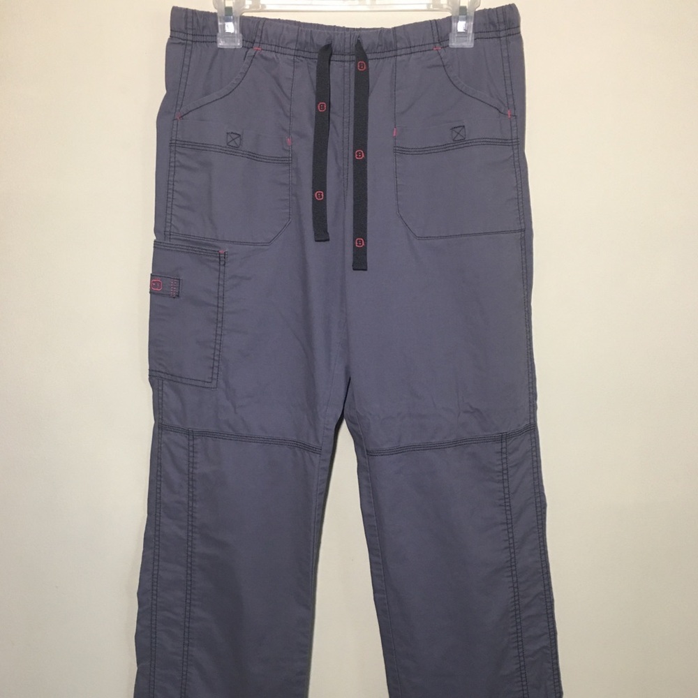 Grey Cargo Scrubs by Spread Good Cheer! - Large